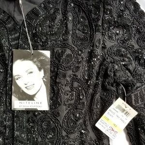 Niteline Della Roufogali braid trm black Jacket